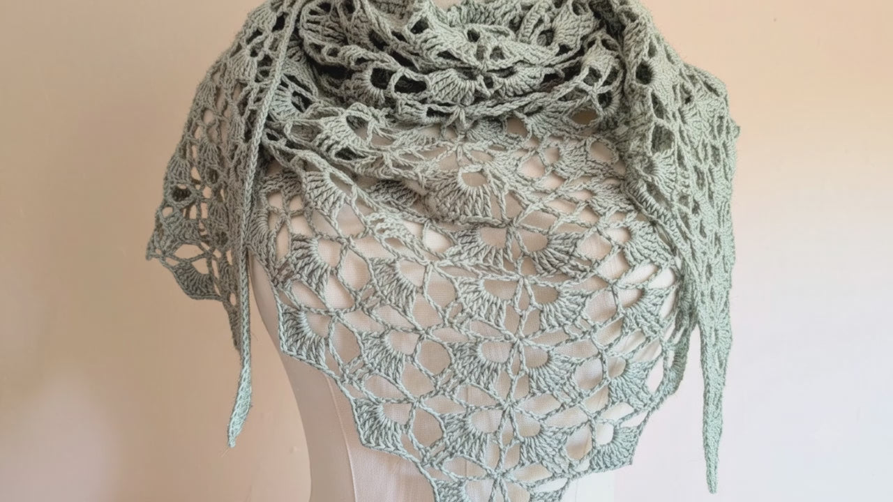 Riviera Muse Triangle Scarf - Made-To-Order